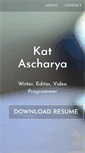 Mobile Screenshot of katascharya.com